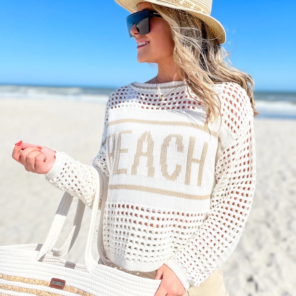 NWOT | Vintage Havana BEACH Sweater - Picture 11 of 11
